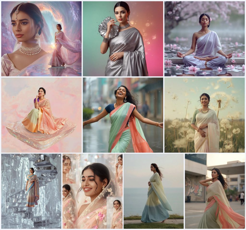Best 10 ChatGPT Saree Prompts Instagram for Viral Content | indian bride saree ai prompt