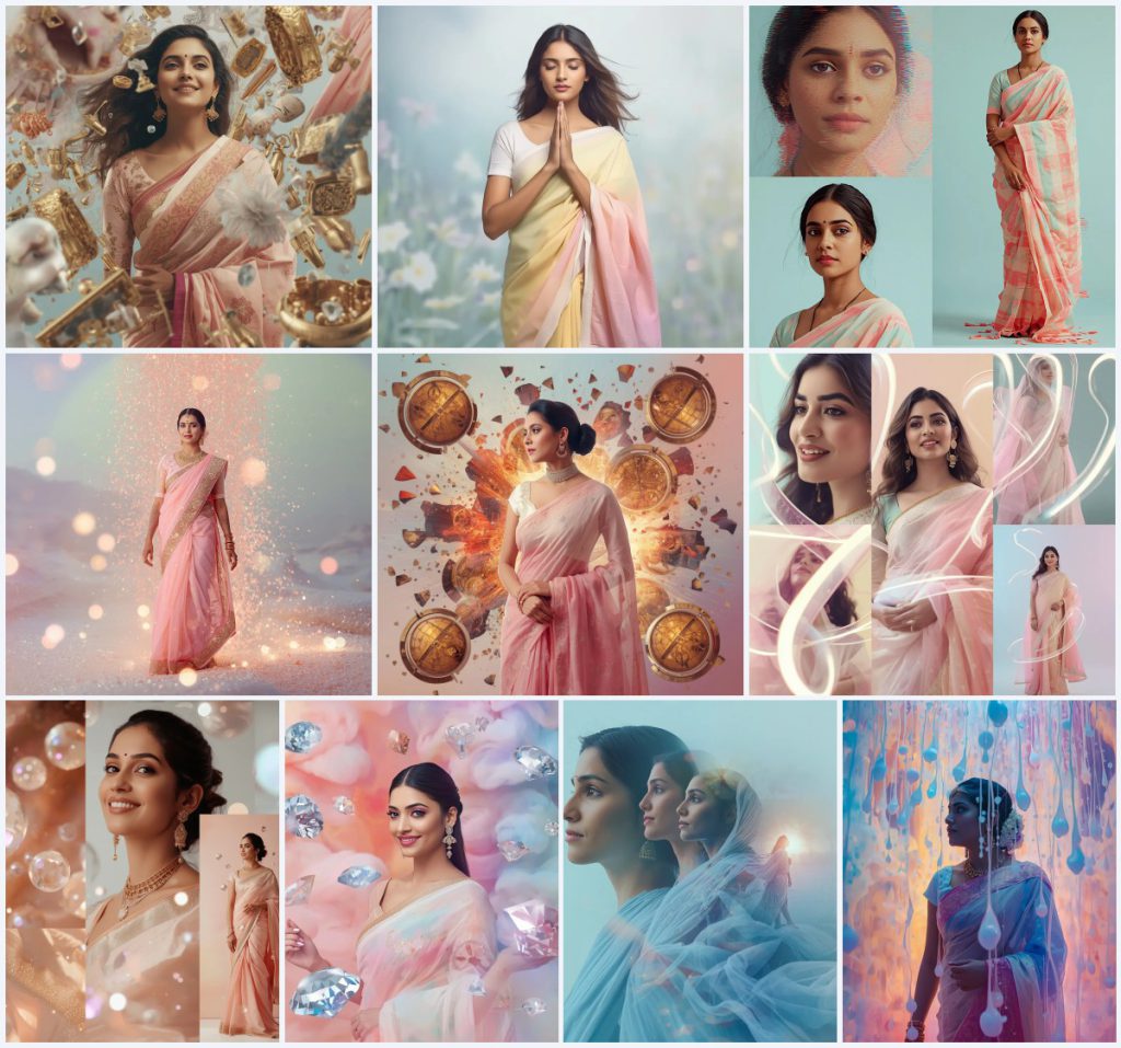 New 10 ChatGPT Saree Prompts In English for Universal Use | prompt for traditional look for girl south indian